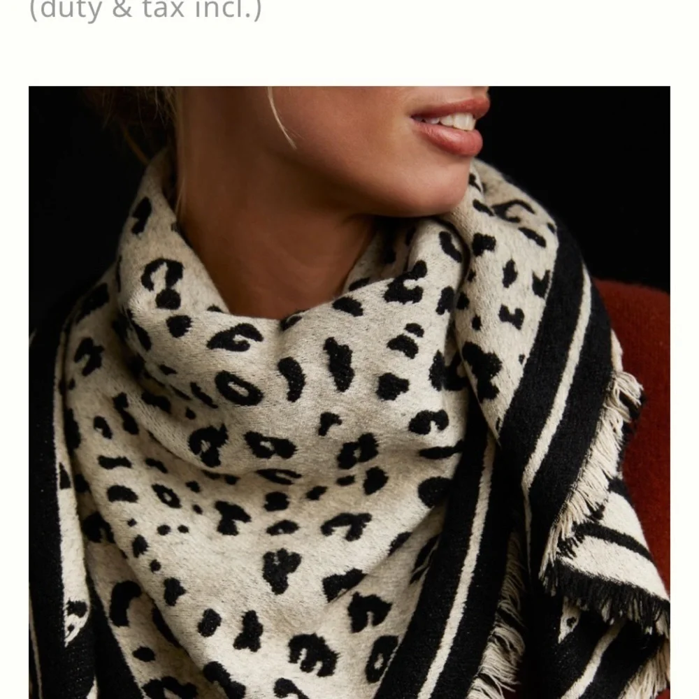 Anthropologie cheetah scarf Pilcro new without tags